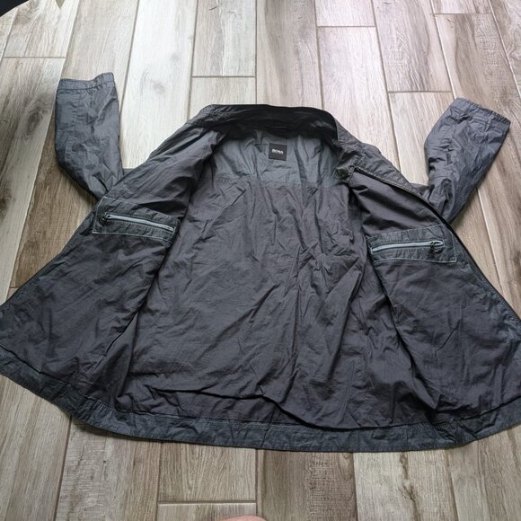 Hugo Boss Men’s Gray Utility Field Jacket 100% Cotton Size M - Picture 6 of 11